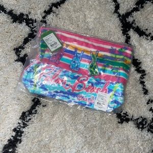 Lilly Pulitzer destination pouch terry cloth